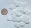 20 18mm Flat Drop White